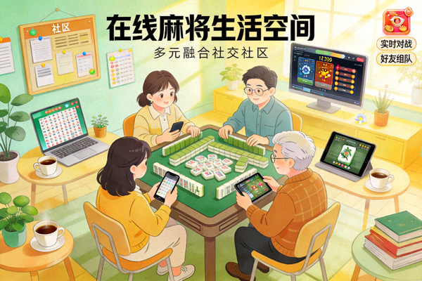 在线麻将生活空间，多元融合的麻将社交社区场景